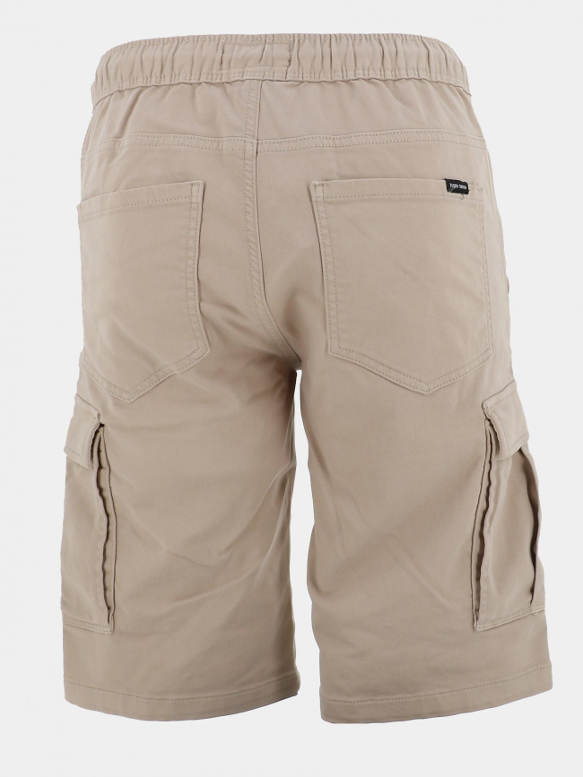 Short cargo sikers beige homme - Teddy Smith