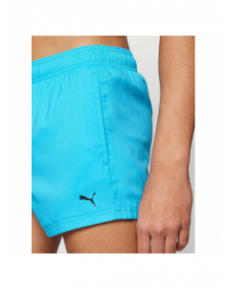 Short de bain uni swim bleu turquoise homme - Puma