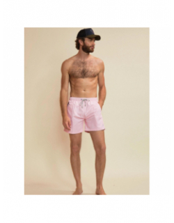 Short de bain rayé pearl rose homme - Benson & Cherry