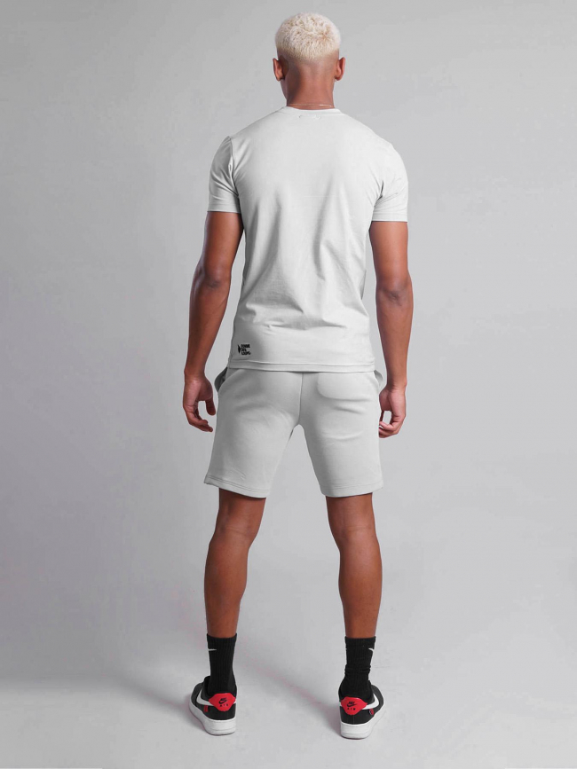 Short jogging amalfi gris noir homme - Comme Des Loups