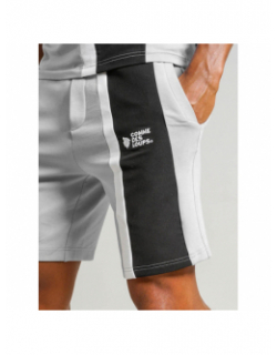 Short jogging amalfi gris noir homme - Comme Des Loups