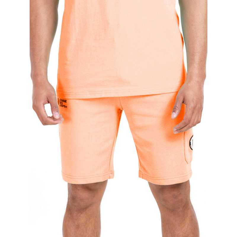 Short jogging classico orange homme - Comme Des Loups