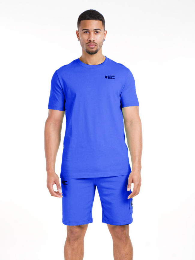 Short jogging cargo classico bleu homme - Comme Des Loups