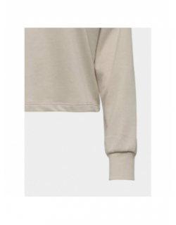 Sweat crop palmi beige femme - Only Play