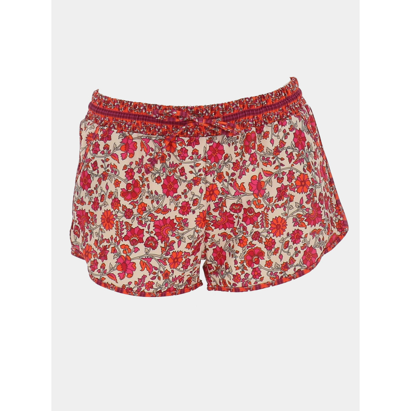 Short de plage charlotte grasse orange femme - Lagon Bleu