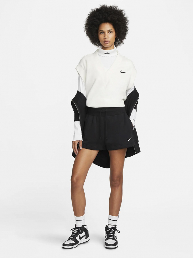 Short jogging nsw phenix fleece noir femme - Nike