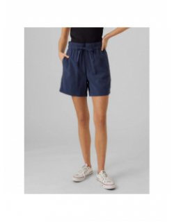 Short ample carmen bleu marine femme - Vero Moda