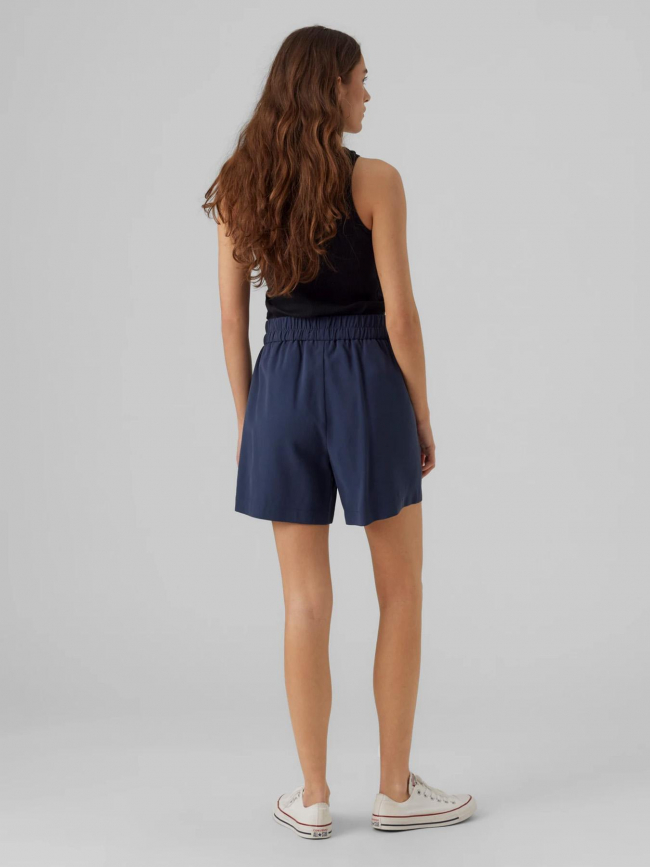 Short ample carmen bleu marine femme - Vero Moda