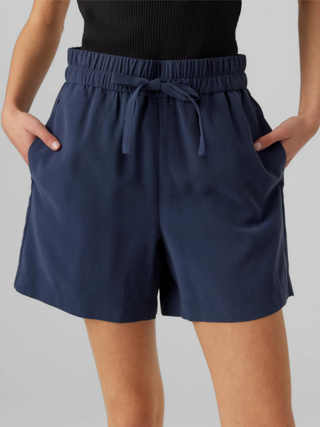 Short ample carmen bleu marine femme - Vero Moda