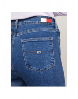 Jean flare taille haute sylvia bleu femme - Tommy Jeans