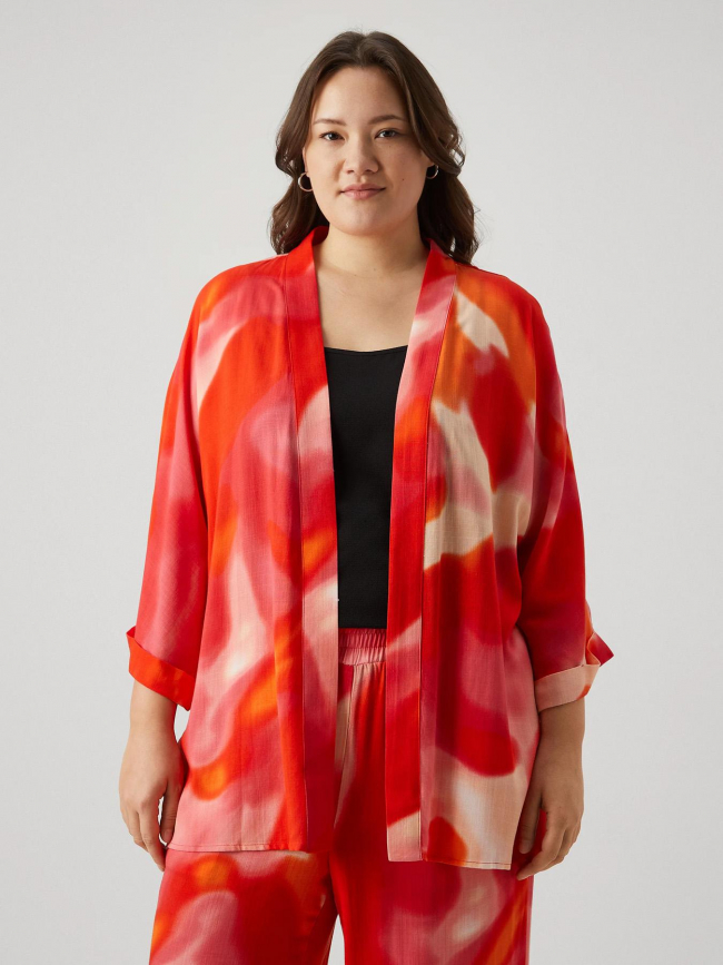 Kimono dégradé jade rouge orange rose femme - Vero Moda