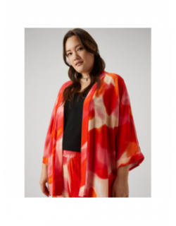 Kimono dégradé jade rouge orange rose femme - Vero Moda