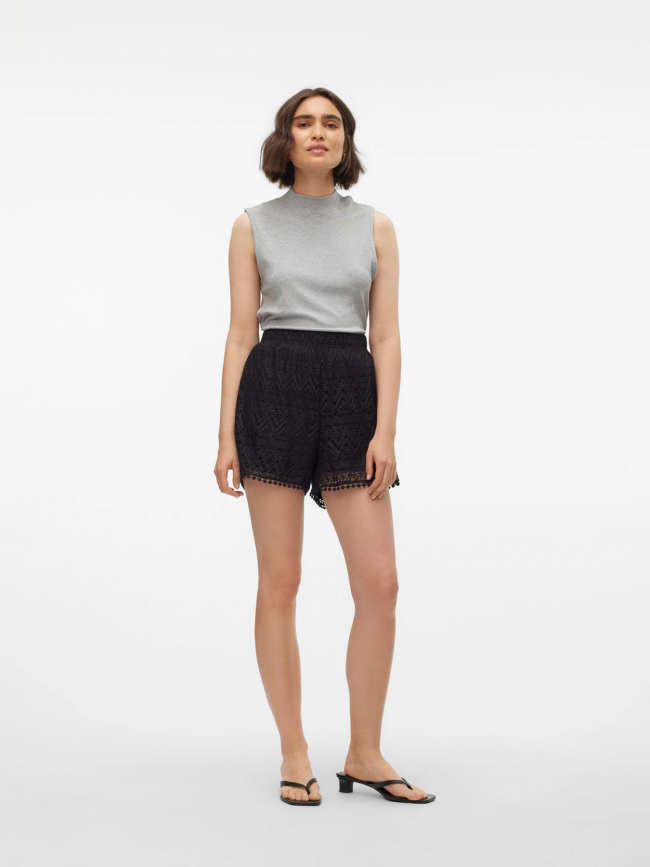 Short dentelle maya noir femme - Vero Moda