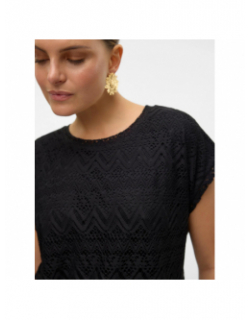 T-shirt dentelle maya ava noir femme - Vero Moda