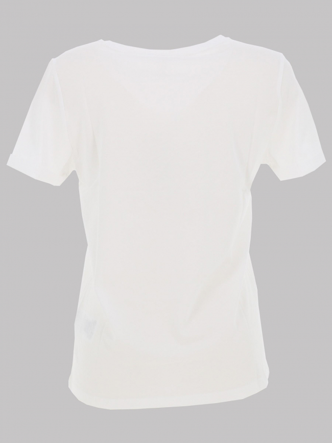 T-shirt sally life blanc rouge femme - Only