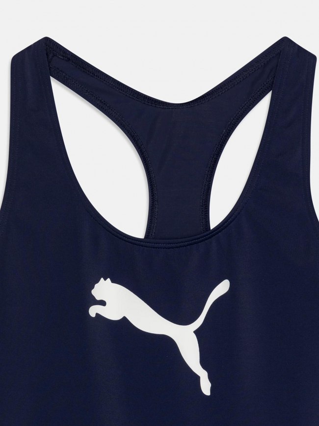 Maillot de bain 1 pièce racerback bleu fille - Puma