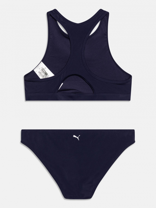 Maillot de bain 2 pièce racerback bleu fille - Puma