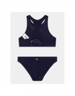 Maillot de bain 2 pièce racerback bleu fille - Puma