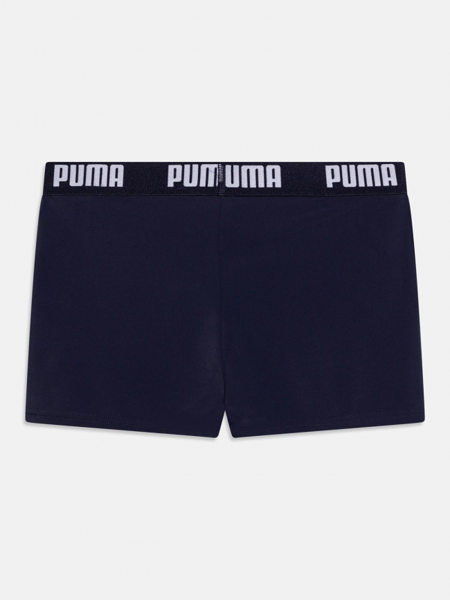 Maillot de bain shorty logo bleu marine garçon - Puma