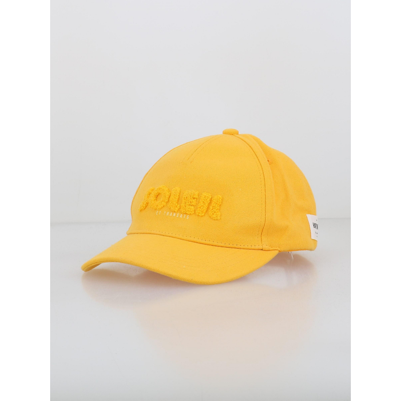 Casquette ajaccio citron jaune femme - Happy & So