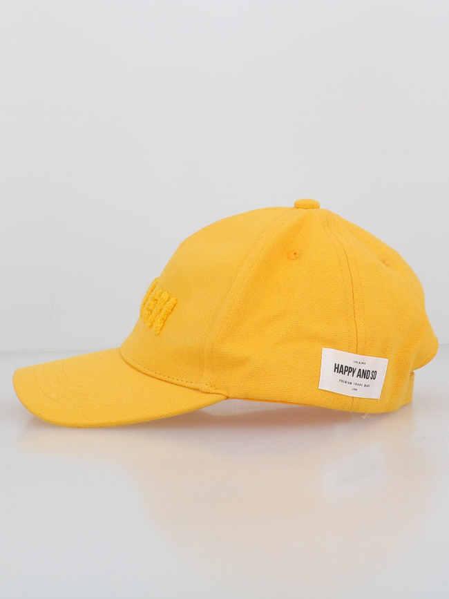 Casquette ajaccio citron jaune femme - Happy & So