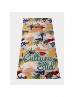 Serviette de plage necker rose - Culture Sud