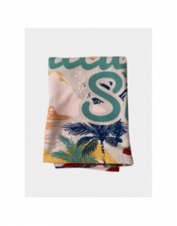 Serviette de plage necker rose - Culture Sud