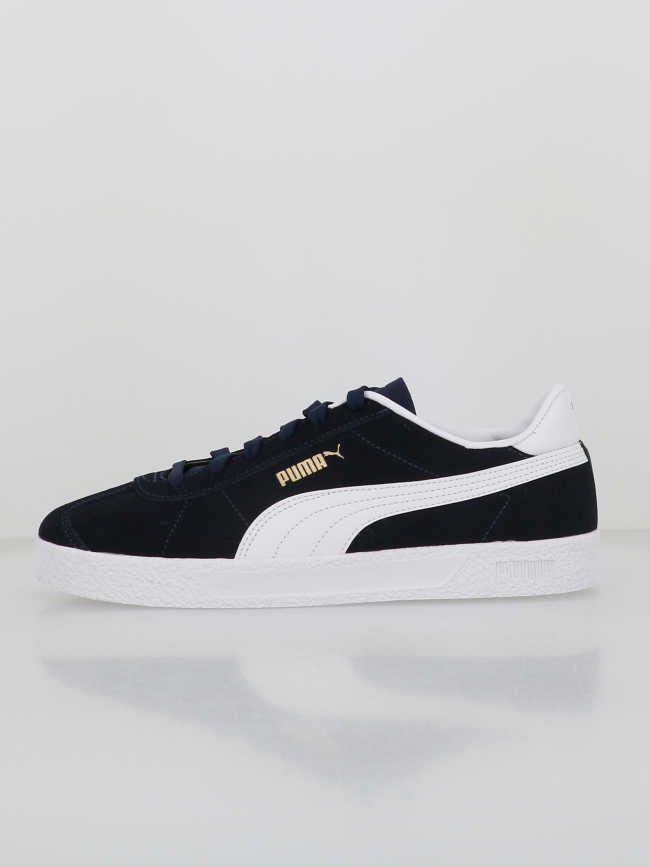 Baskets t-club bleu marine blanc homme - Puma