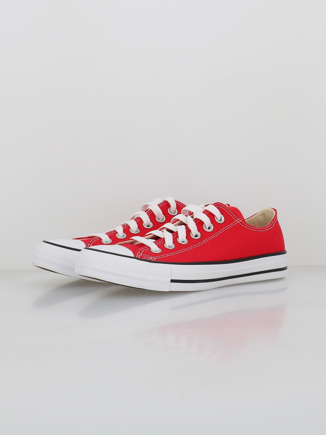 Converses basses rouge on sale