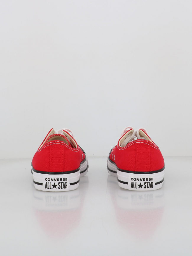 Converse basses rouges best sale