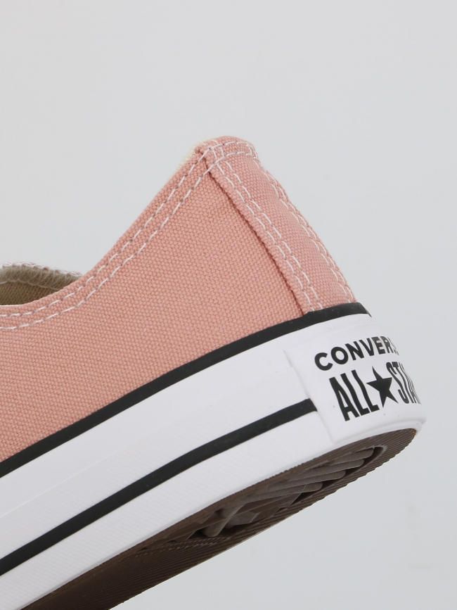 Converse basses toile chuck taylor all star rose femme