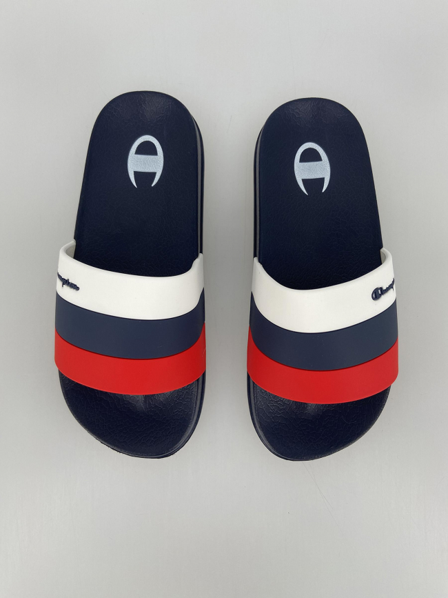 Claquettes all american slide bleu marine enfant - Champion