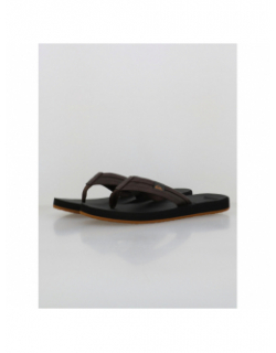 Tongs carver squish marron noir homme - Quiksilver