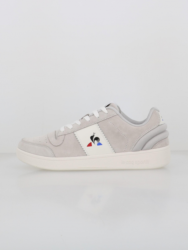 Baskets en cuir olympia optical gris homme - Le Coq Sportif