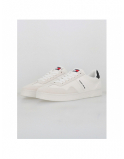 Baskets en cuir retro blanc homme - Tommy Jeans