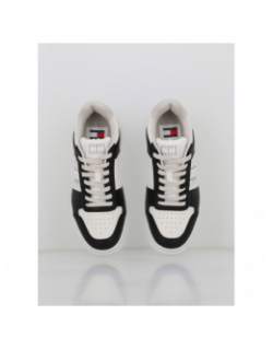 Baskets en cuir brooklyn noir blanc homme - Tommy Jeans