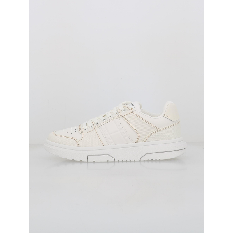 Baskets bi-matière mix brooklyn blanc femme - Tommy Jeans