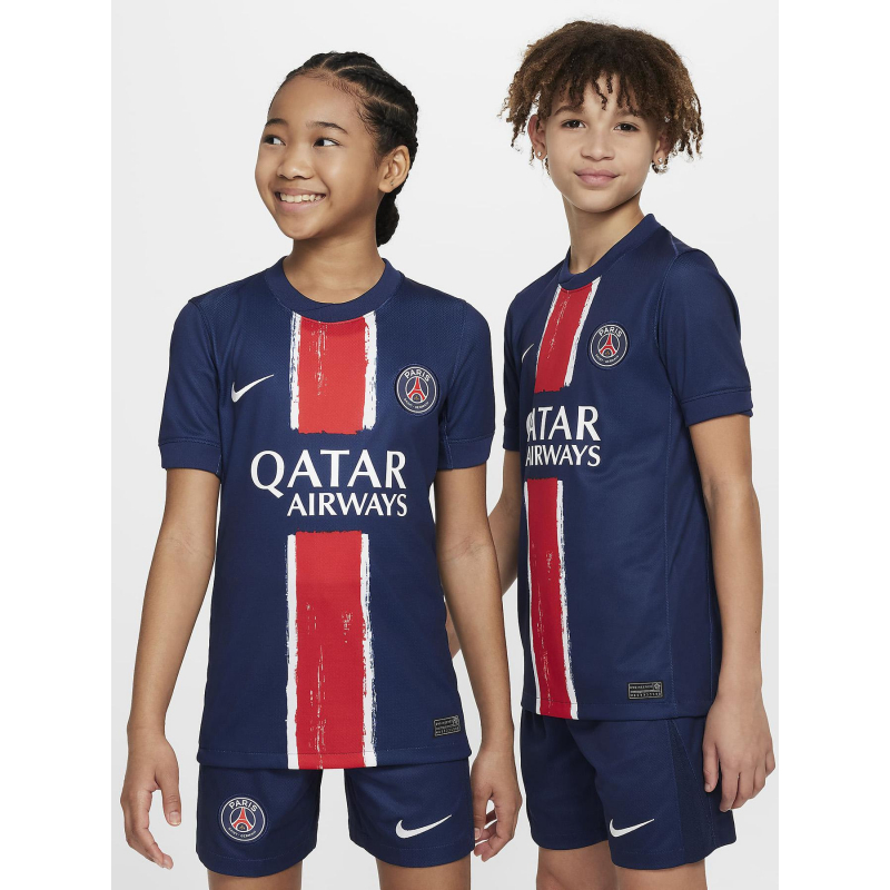 Maillot de football psg 24 25 bleu enfant Nike wimod