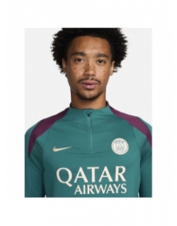 Sweat zippé psg vert violet homme - Nike