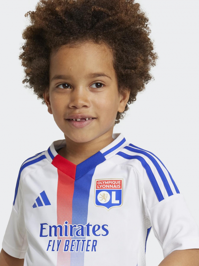 Ensemble de football olympique lyonnais 24/25 blanc enfant - Adidas