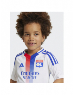 Ensemble de football olympique lyonnais blanc enfant - Adidas