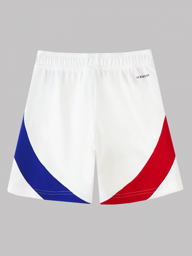 Short de football olympique lyonnais blanc enfant - Adidas