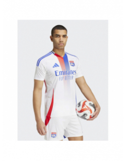 Maillot de football OL domicile 2024-2025 blanc homme - Adidas