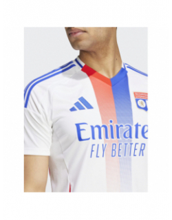 Maillot de football OL domicile 2024-2025 blanc homme - Adidas