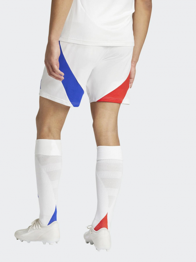 Short de football olympique lyonnais blanc homme - Adidas