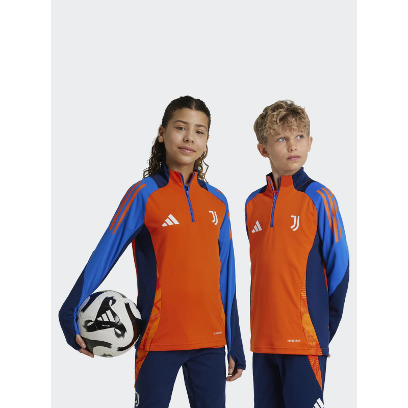 Sweat de football Juventus Turin orange enfant - Adidas