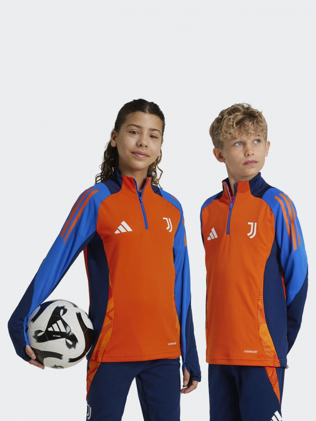 Sweat de football Juventus Turin orange enfant - Adidas