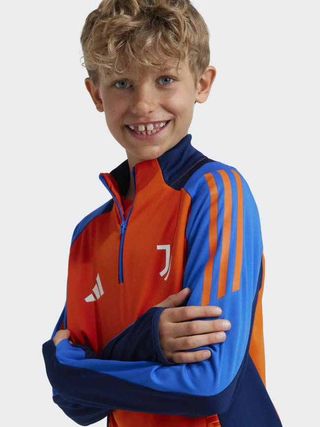 Sweat de football Juventus Turin orange enfant - Adidas