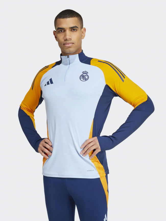 Sweat de football real madrid bleu/orange homme - Adidas