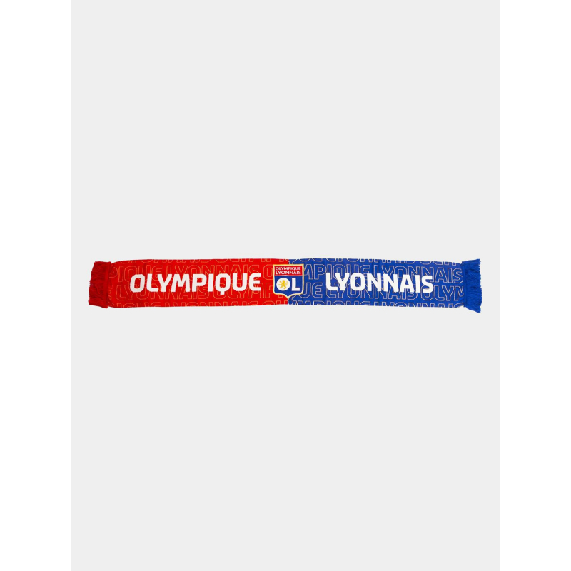 Écharpe de supporter OL rouge bleu - Olympique Lyonnais